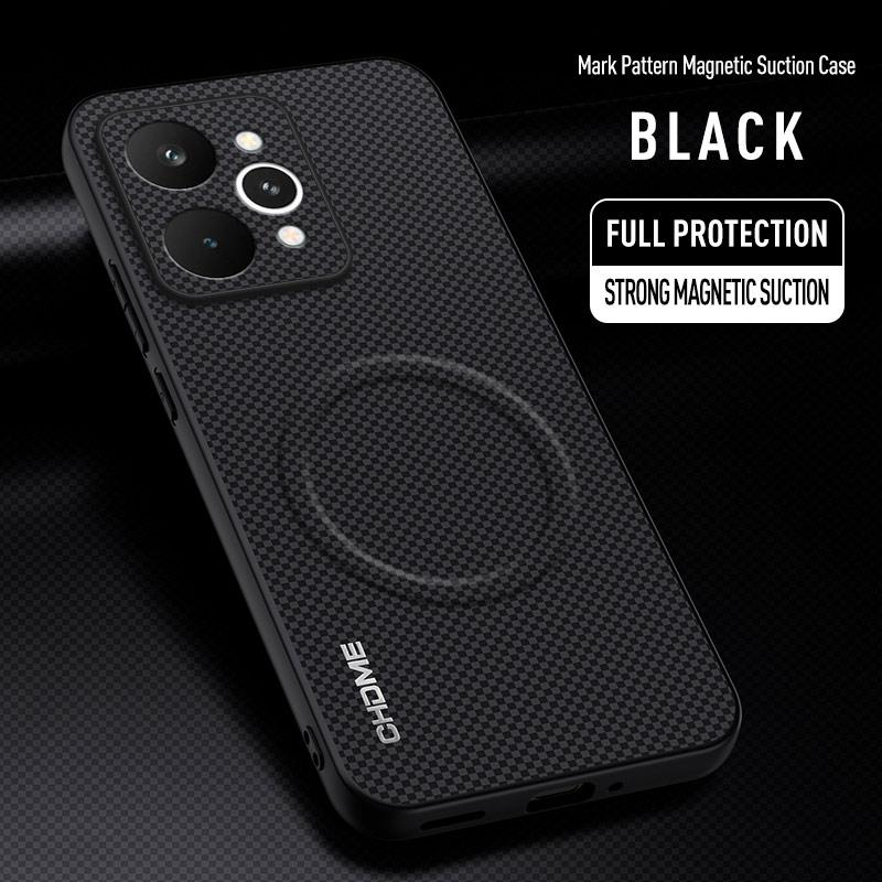 EUCAGR Per Realme P4 Custodia Power Supporto Magnetico per Auto Custodia per Telefono Per Realme P4Power Silicone Antiurto Cover Posteriore Protettiva