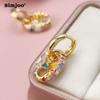 SIMJOO Personalized Drop Oil Fashion Animal Design Earrings for Ladies