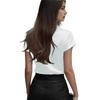 Nuova Camicia da Donna in Raso a Maniche Corte, Elegante Blusa Cadente Stile Francese, Top Casual alla Moda da Donna