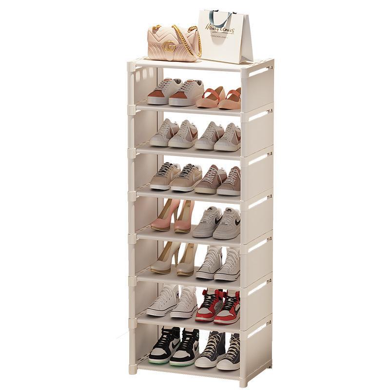 Sleek Large-Capacity Shoe Rack: Stylish Indoor Storage for Entryway or Dorm