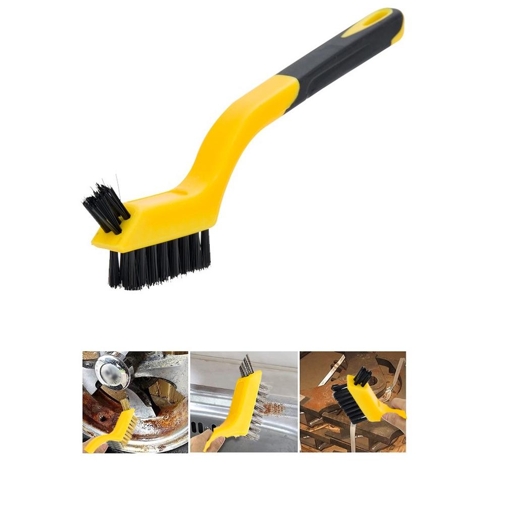 Small Wire Brush Set for Rust Removal and Cleaning Metal and Material Tools