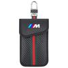 For BMW M X1 X2 X3 X5 X6 E46 E39 E90 E36E60 E34 E30 F30 Car Keys Case FOB Signal Blocker Bag RFID Shielding Key Credit Card Bag jbdf70