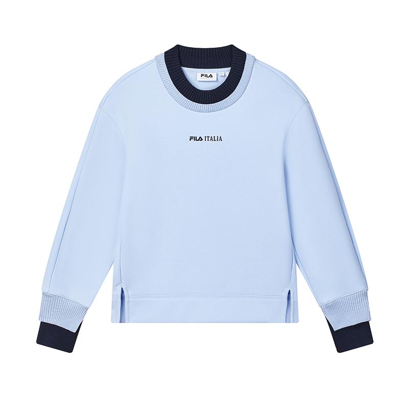 New FILA Sweatshirt Women's Water Blue F11W444206FLB