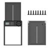 Solar-Powered Automatic Chicken Door: Waterproof Aluminum with Timer & Light Sensor for Coops & Pets
