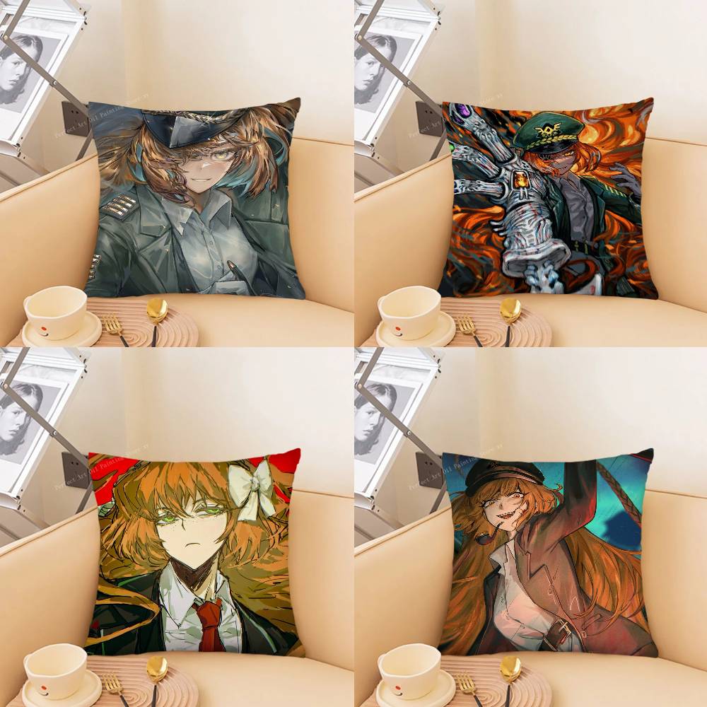 Ismael Animated Game I-limbus Company Pillow Case Fashion Square Pillowcase Bedroom Sofa Room Ins Decoration Leisure