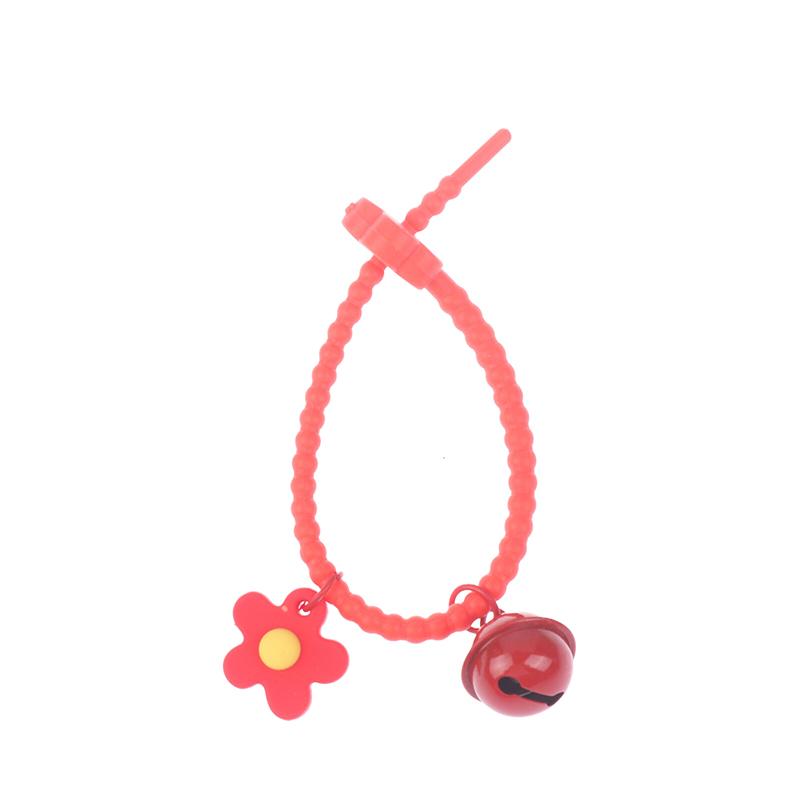 

Сладкий брелок в виде колокольчика конфетного цвета, многоразовый силиконовый цветочный брелок для девочек, подвеска на сумку, брелок для автомобиля, украшение на рюкзак