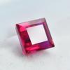 Natural Red Ruby Loose Gemstone Bloody Square Cut 16 Ct for Jewelry Making and Gem Collections