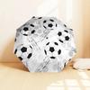 Soccer Ball Patterned Automatic Opening/Closing Umbrella with Foldable Design, Iron Frame, Outdoor Use, Ideal Gift for Fans, Travelers, Dail