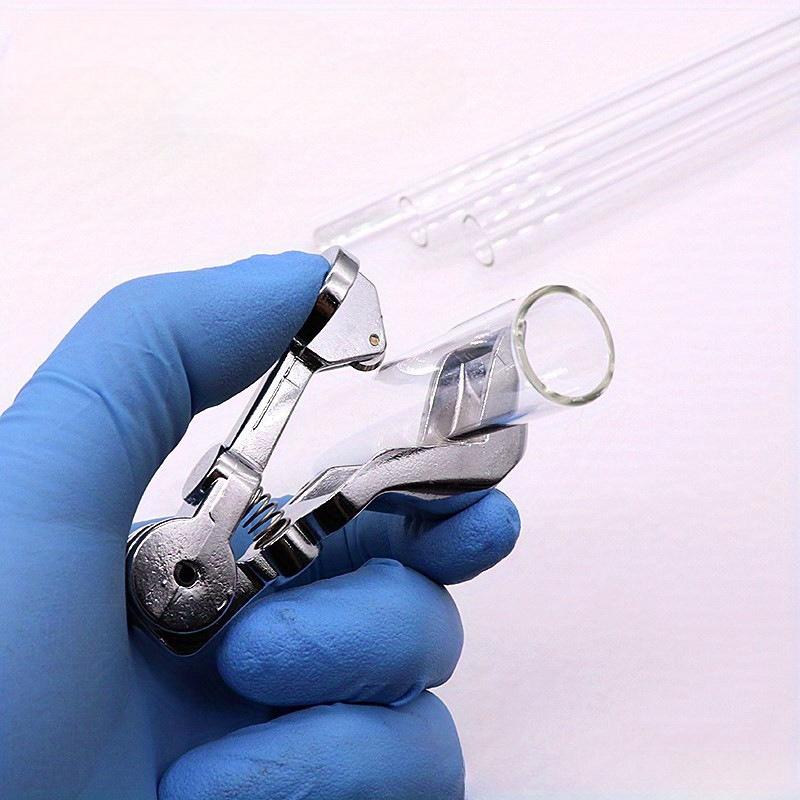 1 Stück Glas Reagenzglas Schneider Hersteller Zubehör 25mm Glasflasche Glasstab Rollentyp Labor Manuell Schneider.