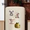 Animal Fridge Decor Acrylic Refrigerator Magnet, Cow Sheep Koala Frog Seal Durable Magnetic Decoration for Lockers Whiteboards Metal Surfaces