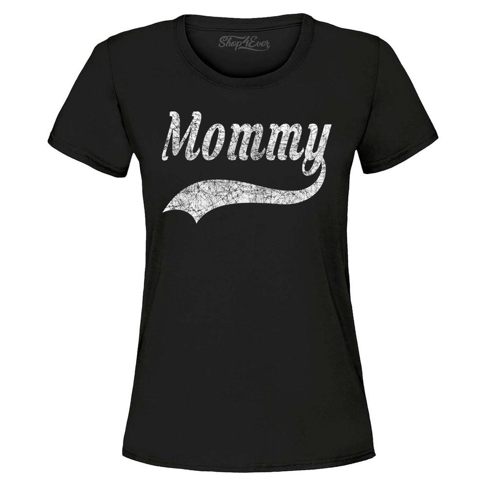 

Mommy Baseball Vintage Women s T-Shirt Mothers Day Gift Mom Shirt XL