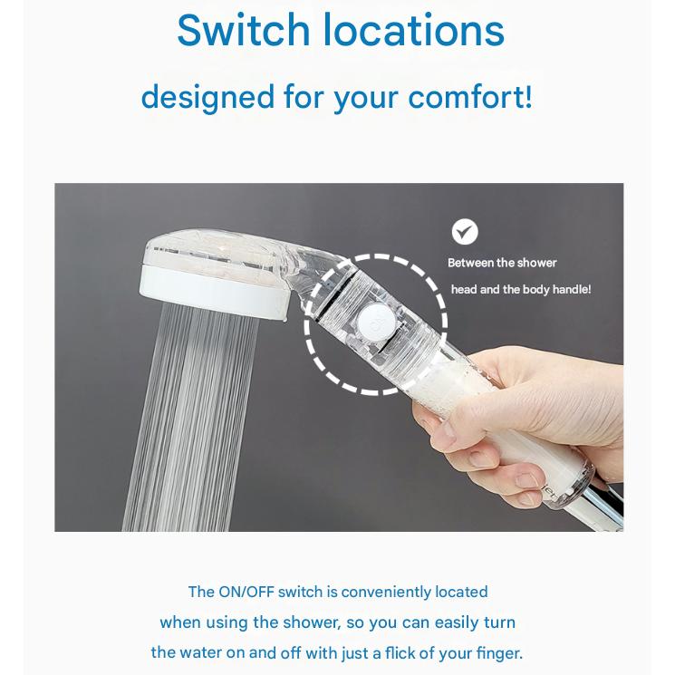 atojet On/Off Filtrační sprchová hlavice, Antibakteriální typ, Korejská