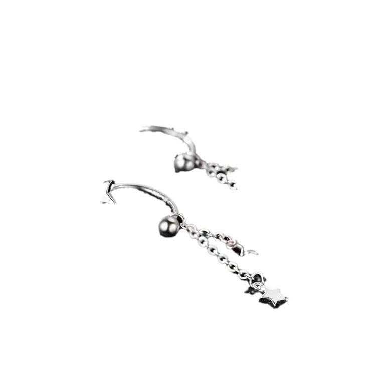 925 Sterling Silver Star Earrings - 2023 Women's High-End Light Luxury Stud Jewelry