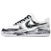 Air Force 1 Gotický Rytíř Tlumení Lehké Nízké Skateboardové Boty Unisex Černá Bílá CW2288-111(Tým241-)