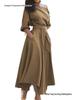 Spring Women's Elegant One-Shoulder Dress with Cinched Waist