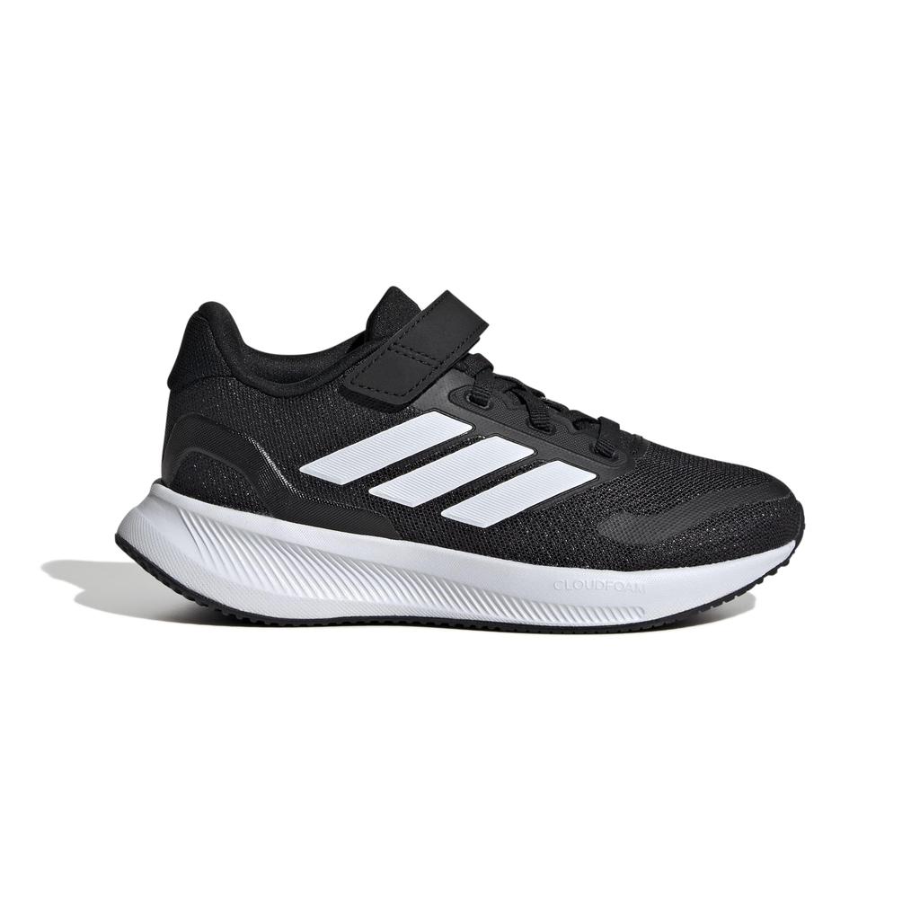 Adidas Core Fight EL C Boys and Sizes Core White Size Kids' 5.0 Sneakers, Girls, 17-21.5cm, Unisex, NLD75, Black/Footwear White/Footwear (IE8574),