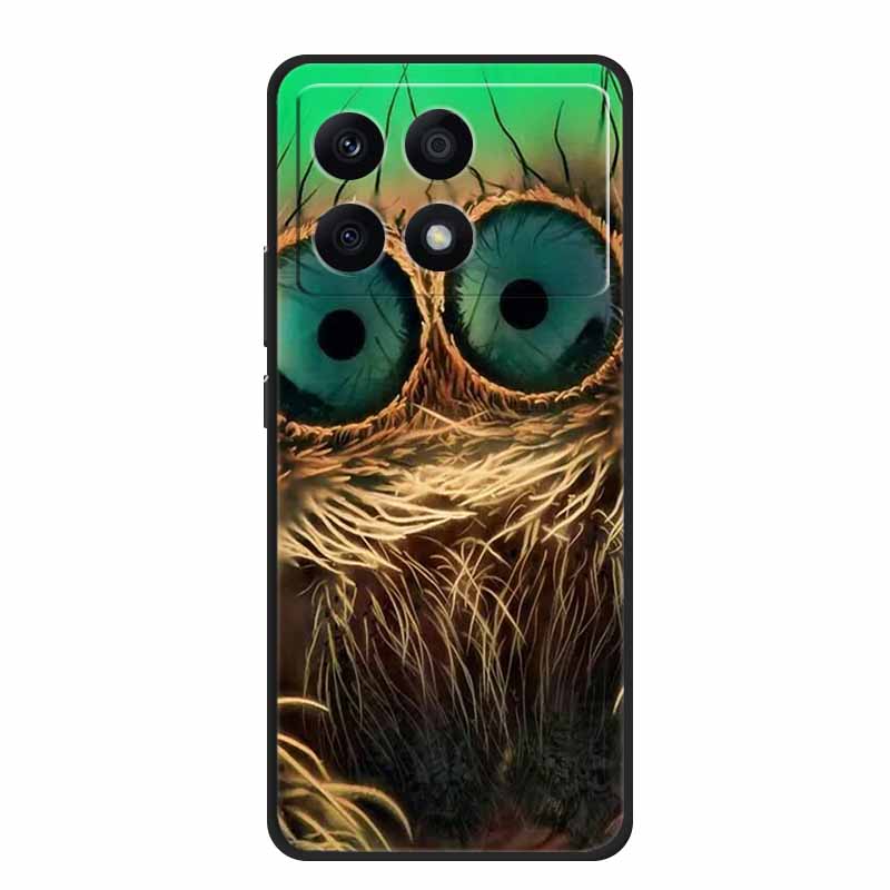 Para Xiaomi Poco X6 Pro 5G Funda Lujo TPU Silicona Trasera Fundas de Teléfono para Xiaomi Poco X6 Dibujos Animados Protector 2311DRK48I Funda