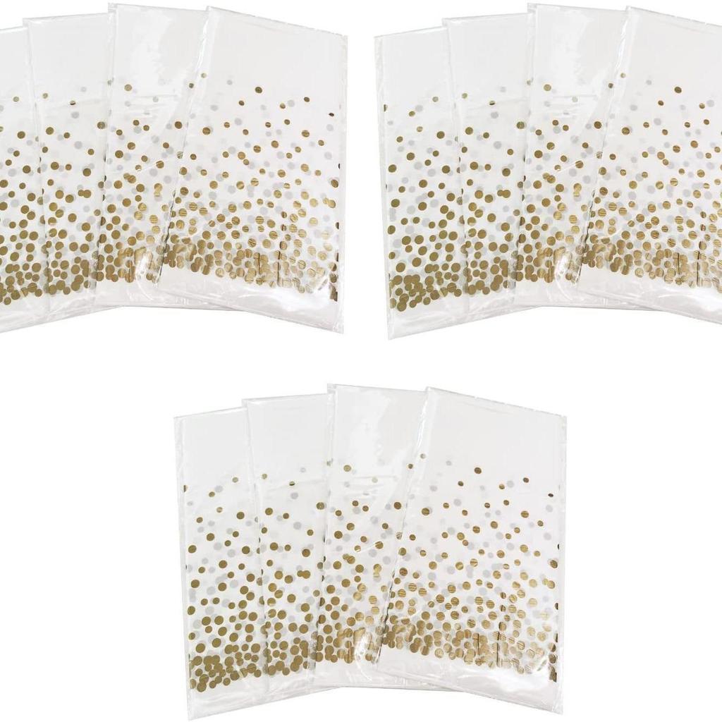 PEVA Platinum Dot Waterproof Nordic Tablecloth for Parties & Gatherings