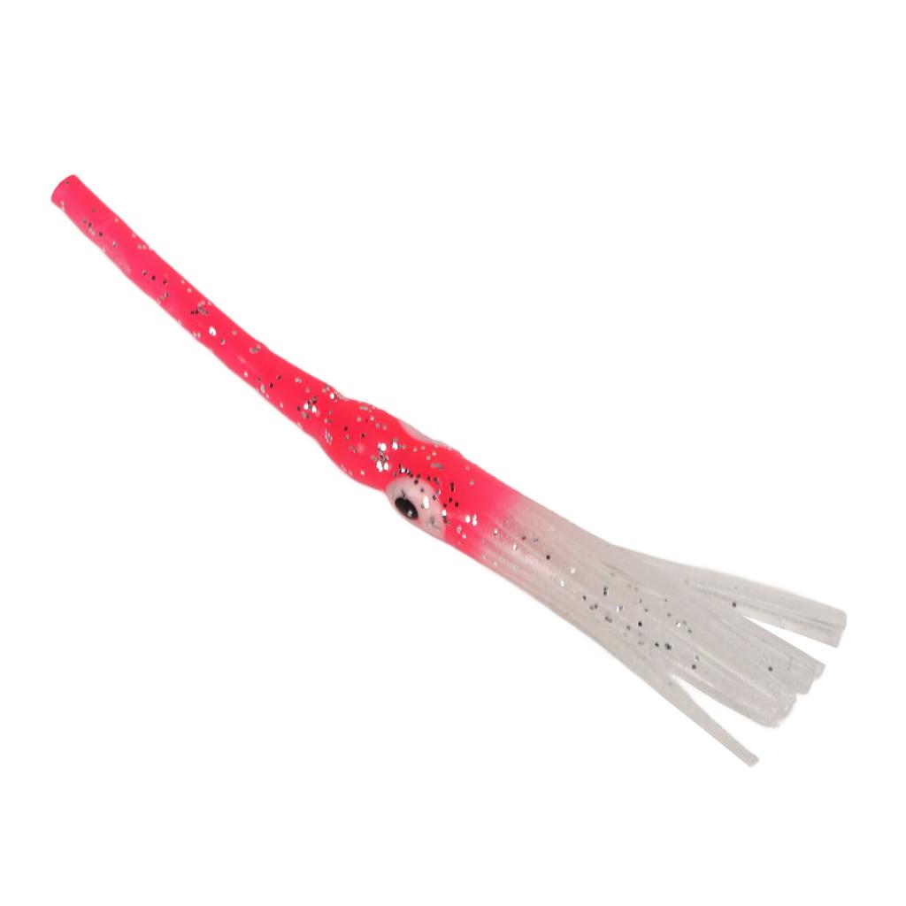 30pcs Luminous Squid Skirts Soft Artificial   Luminous Bait for Saltwater Freshwater