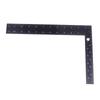 Black Right Angle Ruler 90 Degree Hole Angle Ruler Industrial Grade Positioning Marking Angle Ruler Woodworking L-Shaped Ruler