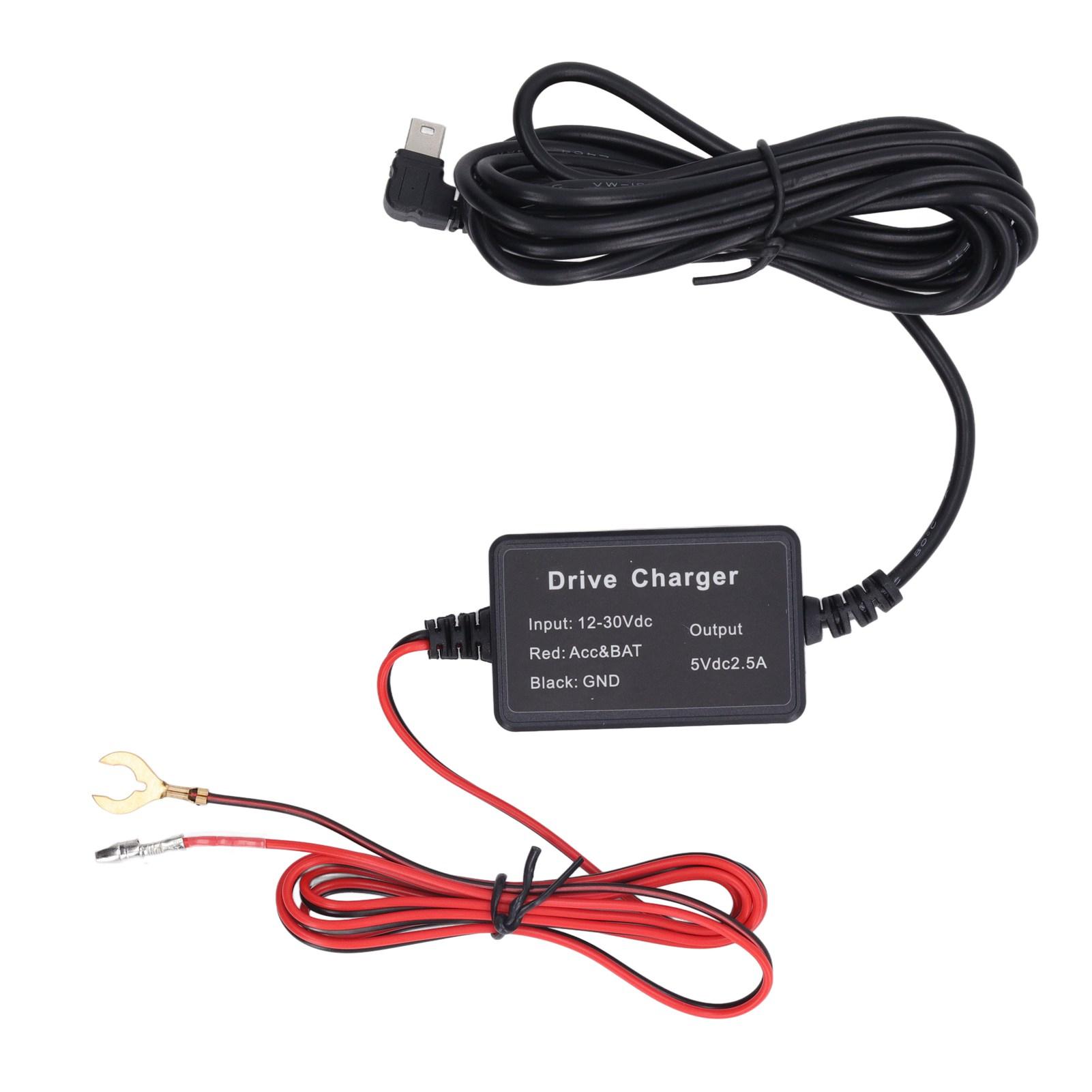 

Комплект проводки для видеорегистратора 12 В30 В до 5 В 11,6 В Защита от низкого напряжения Перегрев Защита Видеорегистратор Питание