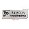 Znak nadzoru wideo 24h Metalowa tablica ostrzegawcza CCTV Wodoodporna tabliczka z alertem bezpieczeństwa Do domu, podwórka, willi, do użytku na zewnątrz, na ścianie