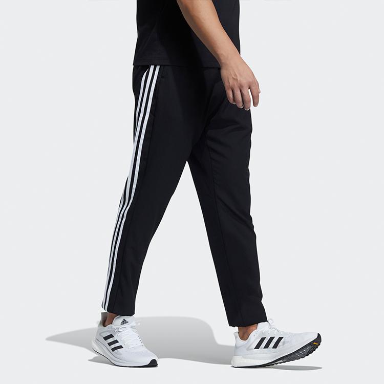 Adidas Must Haves Aeroready 3-Stripes Casual Long Knit Sports Pants Men Bottoms Black GN0818