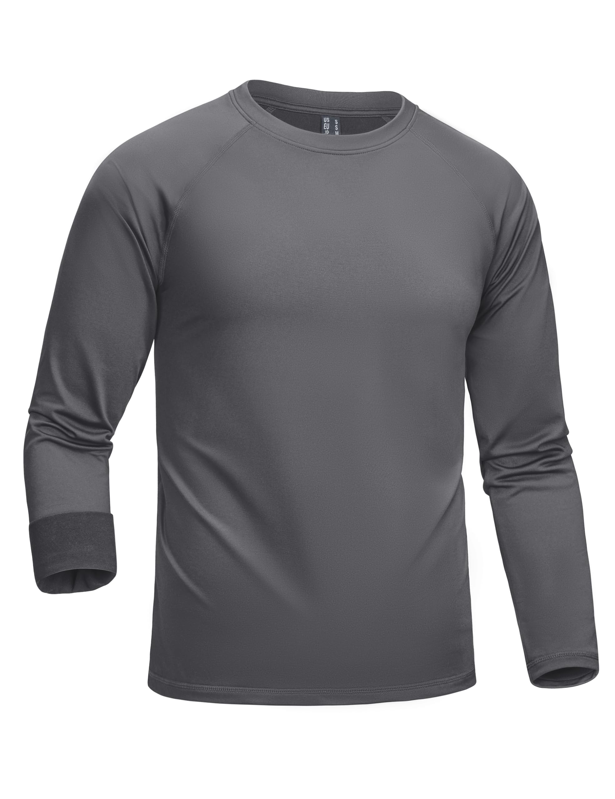 

KEFITEVD Long Sleeve Winter Warm Running Dry Training Outdoor Badminton Long Sleeve Dark Size 2XL Men s Undershirt, Shirt, Wear, Stretch, T-Shirt,