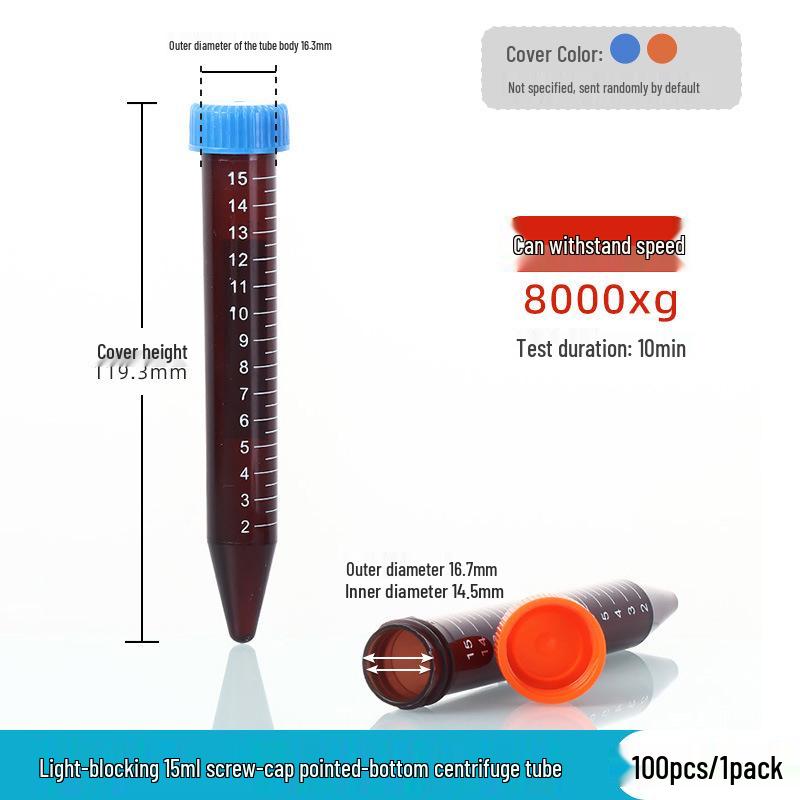Laboratory Plastic Tubes: PCR, Centrifuge & Seed Bottles in 0.2/1.5/5/10/15/30/50ml