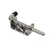 A84E-6Pcs 5 Inch Stainless Steel Spring Loaded Latch Pin Barrel Bolt 2Mm Thickened Door Lock Brushed