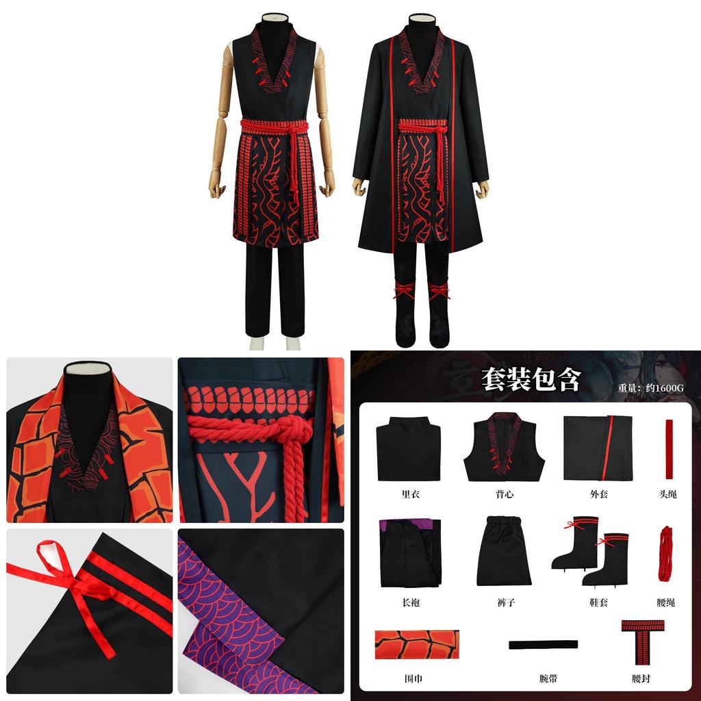 Limbus Company Hong Lu Cosplay Anzug Aus Weichem Nylonstoff Für Anime Comic Events