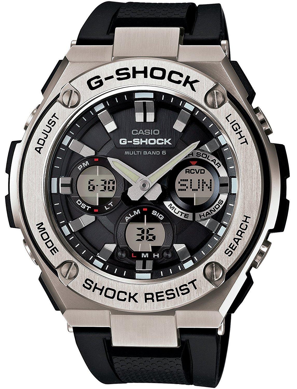 

CASIO Radio Solar Overseas Model model as domestic product number G-SHOCK G-Shock G-STEEL Ana-Digi GST-W110-1A / GST-W110-1AER (Same GST-W110-1AJF)