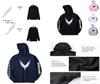 Maverick Logan Paul Herren- und Damen-Kapuzenpullover mit Vogelprint und bequemer Passform