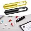 Compact Pill Organizer with Keychain Attachment - Convenient Storage for On-the-Go