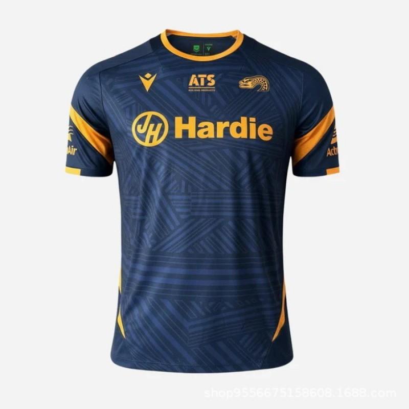 Parramatta Eels NRL Rugby Jersey Mens Womens Sports Team Training Short Sleeve