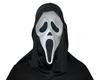 Generisk Scream Spøgelsesansigtsmaske Halloween Gyser Cosplay Hovedbeklædning Skræmmende Silikone Rekvisit til Voksenfest NPC Rollespil