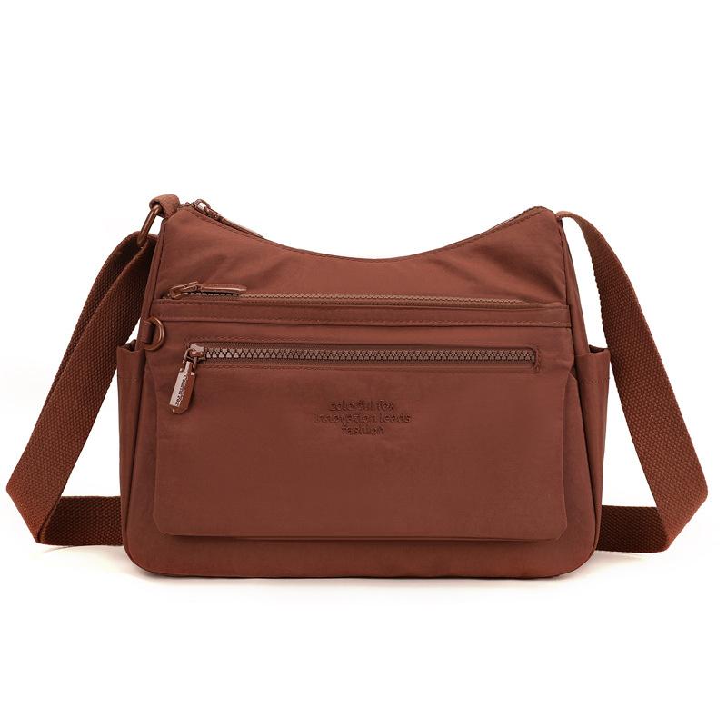 New Large-capacity Messenger Bag Multi-layer Shoulder Bag Mother Satchel Women's Lightweight Waterproof Cloth Bag