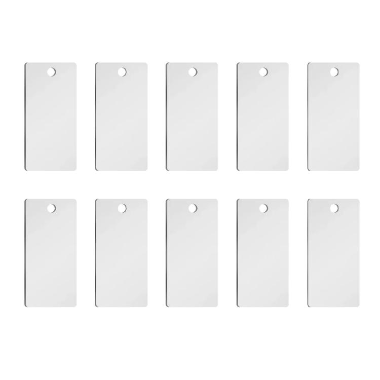 

10 Pack Stainless Steel Key Holders In Simple Rectangular Styles Suitable For Convenient Key Organization Everyday Needs 1