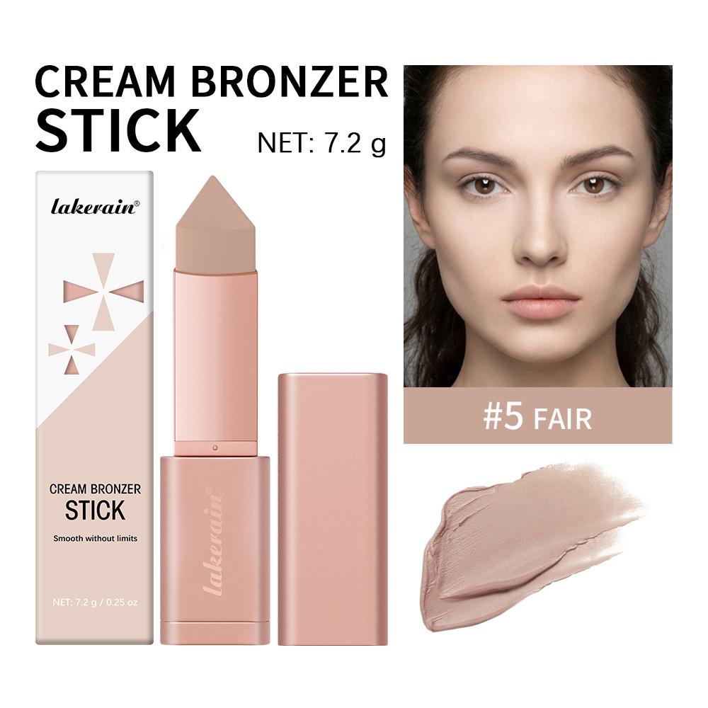 Xiaomi Cream Bronzer Stick and Contour Stick Bronzing Contouring Instant Highlights Dark Circles Face Contour Facial Foundation Makeup
