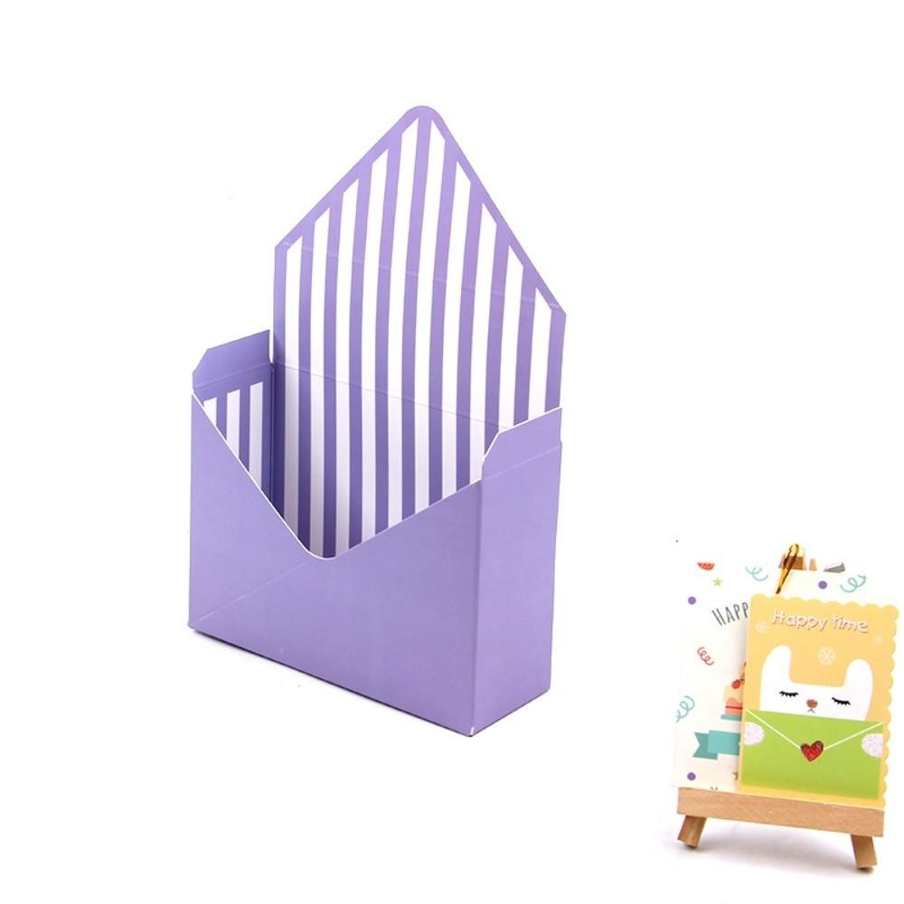 Gifts Folding Valentine Envelope Boxes DIY Stripes Bouquet Envelope Box Empty Flower Bouquet Paper Boxes Birthday