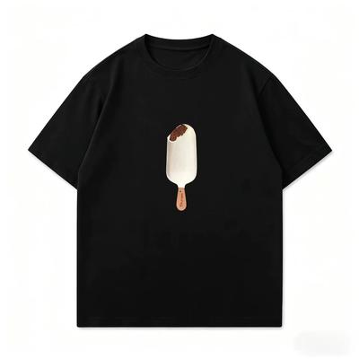 Take A Bite of The Ice Cream Pattern T-shirts for Men and Women Summer T-shirts Girls Boys Fashion C