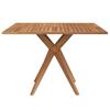 Garden Table Square 110x110x75 Cm Solid Acacia Wood