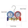 3-way AC manifold meter for car and home air conditioning system, freon charging tool, support R12 R22, R404A, R134A refrigerant