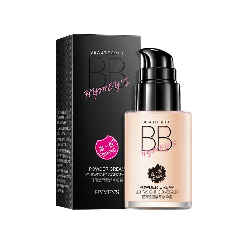 Crema base traslucida con sensazione d'acqua Illumina il tono della pelle Trucco nudo naturale Crema senza trucco Correttore idratante Crema Bb
