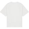 We11done Ss25 Front Crystal Decorated Logo Printed Casual Short Sleeve T-Shirt Unisex Tops WD-TT2-25-731-U-WH
