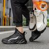 Winter Velvet High-top Sneakers Men's Shoes Versatile Thick-soled Thickened Warm Dad Shoes