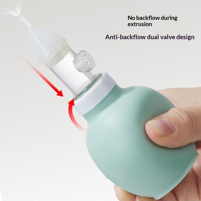 Soft Nasal Aspirator For Baby Anti-Back Flow Nose Sucker Born Vacuum Nose Cleaner Silicone Baby Safety Care Diagnostic-Tool