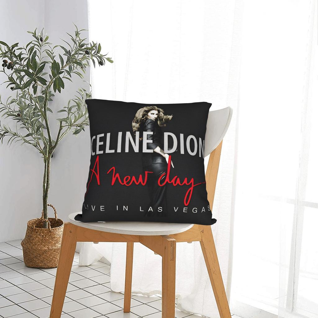 C-Celineds Dion A New Day Pillow Case Comfy Pillow Cover For Sofa Bedroom Home Decor Kawaii Cushion Cover