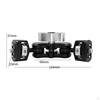Double Ball Versatile Arm Aluminum Alloy Quick Release Adjustable for Videographers,