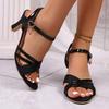 Fashion 2025 New High Heels Sandals Women Casual Elegant Luxury Shoes for Women Peep Toe Fashion Brand Women Sandals Zapatos De Mujer